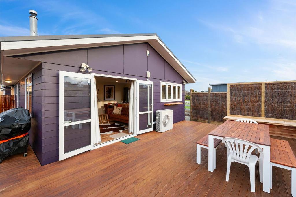 The Purple House - Ohakune Home With Spa Pool Zewnętrze zdjęcie